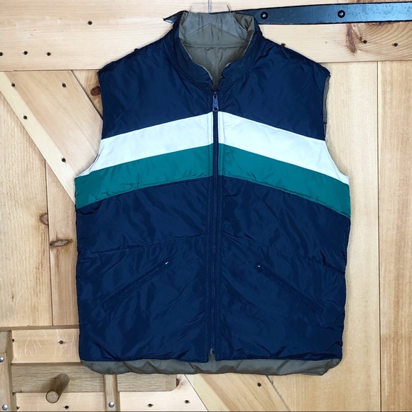 Vintage Other - vintage reversible down vest